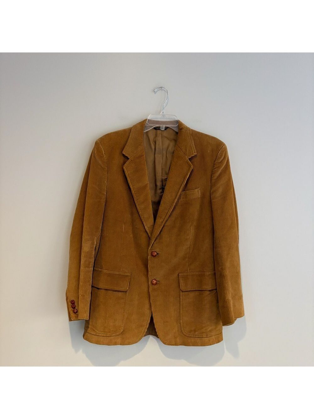 John Weitz Vintage Corduroy Tan Blazer Tailored in USA For Blake’s